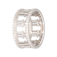 Vicenza - Piazzetta Palladio 2 - Anello Loving Palladio  2D in Oro bianco Diamante 0.85 Ct 20B-D-13 SERLIANA - 20B-D-13 SERLIANA
